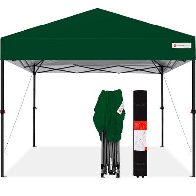 Best Choice Products 10x10ft Easy Setup Pop Up Canopy Instant Portable Tent W/ 1-Button Push, Carry Case