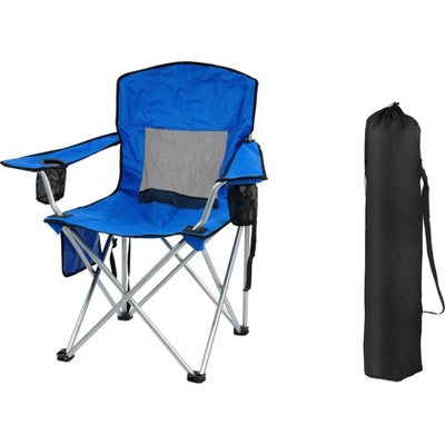 Gulches Foldable Outdoor Camping Chair - Portable Design With Armrests, Cup Holder & Carrying Bag, Perfect For Camping, Beach