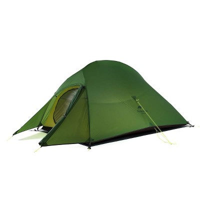 Naturehike Cloud Up Free Standing 2 Person Backpacking Tent Ultralight Nylon Double Layer Camping Tents For Two Person,green
