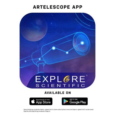National Geographic StarApp50- 50mm Refractor Telescope W/ Astronomy APP