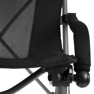 Picnic Time PT-XL Camp Chair With Carrying Case - Black