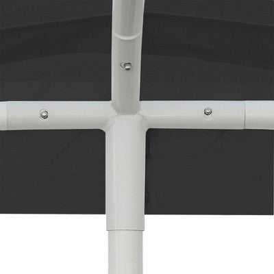 Caravan Canopy Domain 10 X 20 Foot Straight Leg Instant Canopy Tent Set, Black
