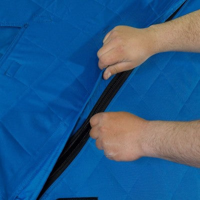 CLAM Pop-Up Ice Fishing Angler Hub Shelter Tent With Anchor Straps And Carrying Bag