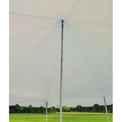  Party Tents Direct Weekender Outdoor Canopy Pole Tent, White, 15 Ft X 15 Ft