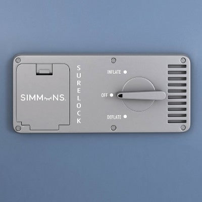  Simmons Rest Aire 17" Comfort Top Anti-Microbial Air Mattress With Built-in Pump - Full