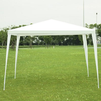 Costway 10'x10' Outdoor Heavy Duty Pavilion Cater Events Outdoor Party Wedding Tent White