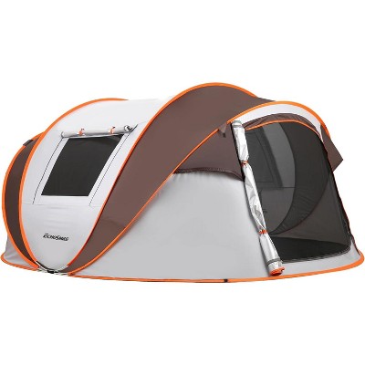  Acoinel Camping Instant Pop Up Tent, 4/6/8 Person, Water Resistant Dome, Easy Setup For Camping Hiking And Outdoor
