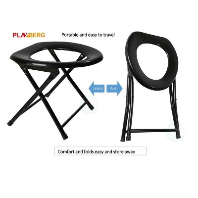  PLAYBERG Folding Portable Toilet Seat For Camping And Hiking