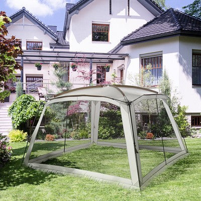  Outsunny Screen Tent, Screen House Room With UV50+ Protection, 2 Doors, And Carry Bag, For Patios Outdoor Camping Activities