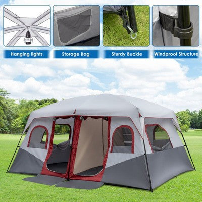  Karl Home | 10-Person Family Camping Tent