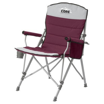  CORE 2-Pack 300-Pound Capacity Polyester Padded Arm Chair With Carry Bag & Instant Cabin 11 X 9-Foot 6-Person Cabin Tent With Air Vents And Loft