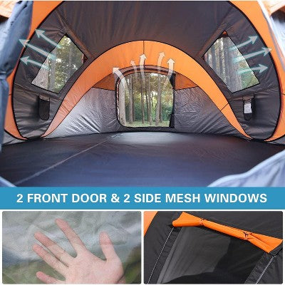  MaseiKar Camping Instant Pop Up Tent, 8 Person, Water Resistant Dome, Easy Setup For Camping Hiking And Outdoor, Portable With Carry Bag, 3 Season
