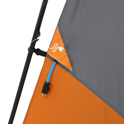  Core Equipment 4 Person Straight Wall Tent - Orange