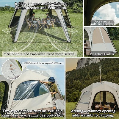  Naturehike Cloud Boundar Tent Connector — Tent Accessory For Connecting Two Cloud Boundar Shelters