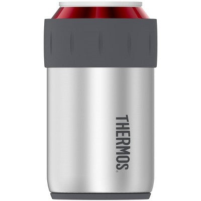  Thermos 12 Oz. Insulated Stainless Steel Beverage Can Insulator - Silver/Gray