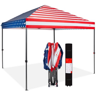  Best Choice Products 10x10ft Easy Setup Pop Up Canopy Instant Portable Tent W/ 1-Button Push, Carry Case