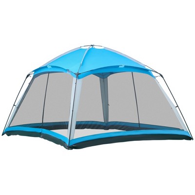  Outsunny 12' X 12' Screen House Room, 8 Person Camping Tent,Backpacking, And Traveling, Easy Set Up