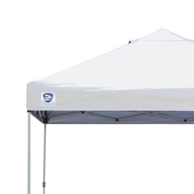  Z-Shade ZSBP10VNTWH-S 10 By 10 Foot White Venture Straight Leg Canopy And Emergency Tent Shelter For Outdoor And Indoor Use, 100 Square Foot Coverage