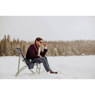  Picnic Time Camp Chair With Carrying Case XL - Navy Blue