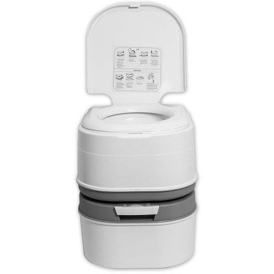  Portable Travel Toilet For Camping, RV, Boating And Other Recreational Activities 6.3 Gallon