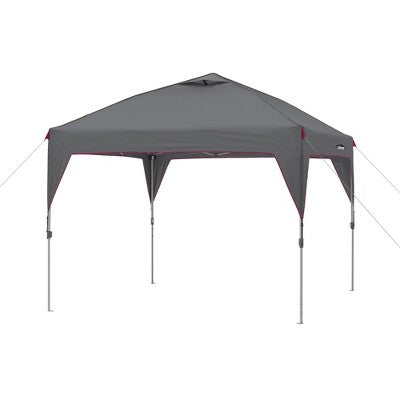  CORE Heavy-duty Instant Shelter Pop-Up Canopy Tent With Wheeled Carry Bag For Camping, Tailgating, And Backyard Events, Gray (6 Pack)