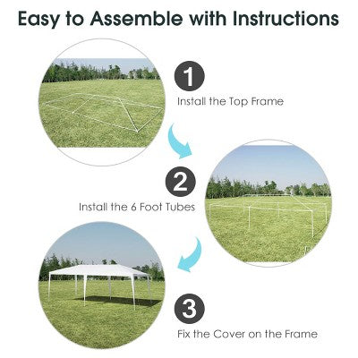  Costway 10'x20' Outdoor Party Wedding Tent Heavy Duty Canopy Pavilion