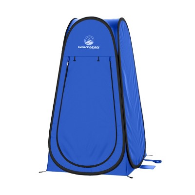  Pop Up Pod Privacy Tent - Camping, Beach, Or Tailgate With Carry Bag (Blue) By Wakeman Outdoors