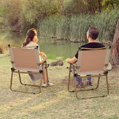  Karl Home 2 Pack Steel Portable Camping Chair