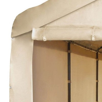  Caravan Canopy Mega Domain Carport 4 Sidewalls, Tan (Sidewalls Only)