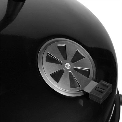  Barton 18" Charcoal BBQ Smoker Temperature Gauge Grill Cooker, Black