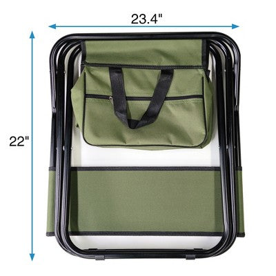  KTMBDW 2-piece/4-piece Folding Outdoor Chair With Storage Bag, Portable Chair For Indoor, Outdoor Camping, Picnics And Fishing