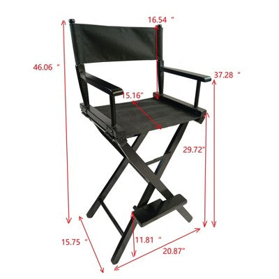  PAGED 2 Piece Outdoor Folding Chair Set Casual Home Director's Chair For Adults For Garden, Balcony, Backyard