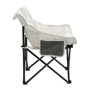  SKRAN Portable Folding Camping Chairs Adjustable Reclining Chair With Built-in Cup Holders And Side Pockets Easy To Transport For Camping