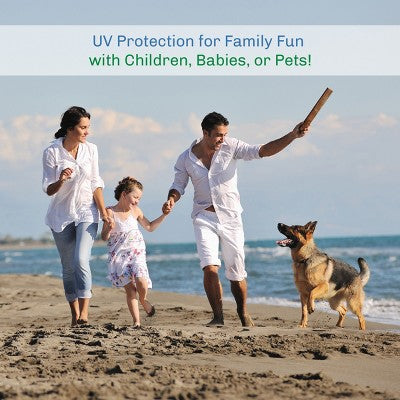  Leisure Sports Pop-Up Beach Tent With UV Protection, Mesh Windows, And Carry Bag - Turquoise