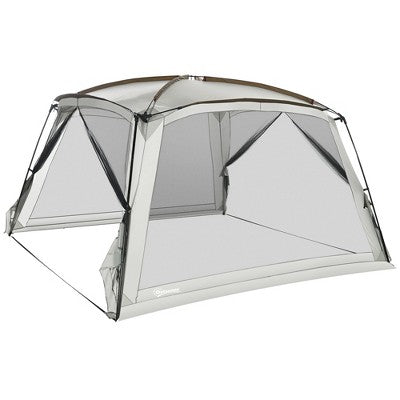  Outsunny Screen Tent, Screen House Room With UV50+ Protection, 2 Doors, And Carry Bag, For Patios Outdoor Camping Activities