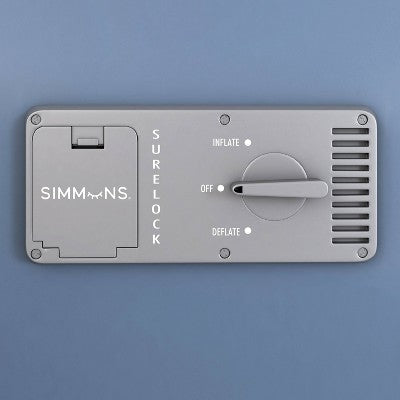  Simmons Rest Aire 17" Comfort Top Anti-Microbial Air Mattress With Built-in Pump - Twin