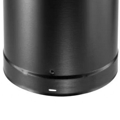  DuraVent 8DVL-48 DVL Galvanized Steel/Stainless Steel Double Wall Wood Burning Stove Pipe Connector To Vent Smoke/Exhaust, 48" X 8" Diameter
