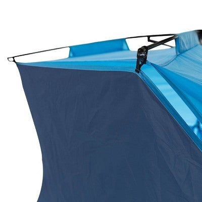 Leedor Outdoor Automatic Pop Up Sun Shade Canopy 4 People Beach Shelter Tent Light Teal Blue