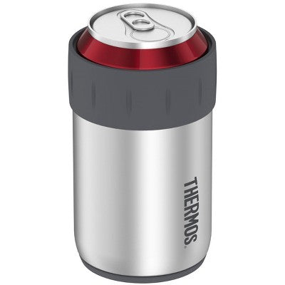  Thermos 12 Oz. Insulated Stainless Steel Beverage Can Insulator - Silver/Gray