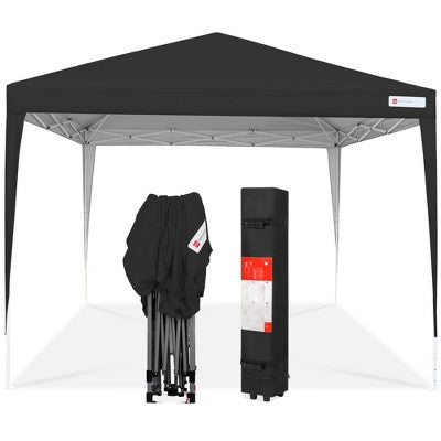  Best Choice Products 10x10ft Pop Up Canopy Outdoor Portable Adjustable Instant Gazebo Tent W/ Carrying Bag