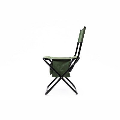  2-piece Folding Outdoor Chair With Storage Bag, Portable Chair For Indoor, Outdoor Camping, Picnics And Fishing,Green