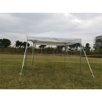  Party Tents Direct Weekender West Coast Frame Party Tent, White,10 Ft X 10 Ft