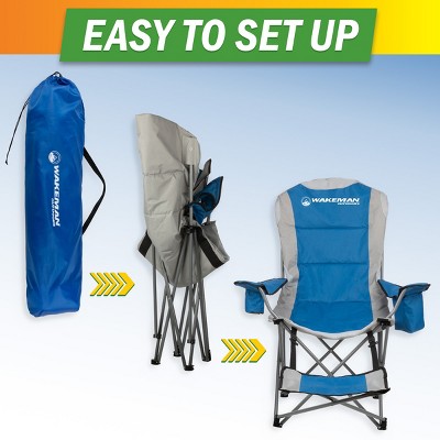  Wakeman Outdoors Camping Chair With Footrest