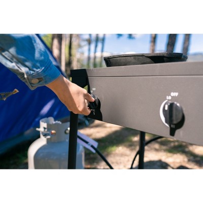  Stansport Outdoor Triple Burner Stove With Stand