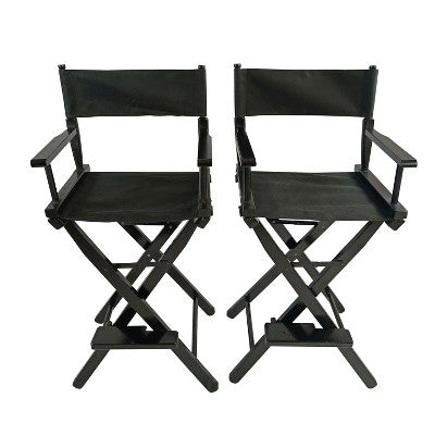  PAGED 2 Piece Outdoor Folding Chair Set Casual Home Director's Chair For Adults For Garden, Balcony, Backyard