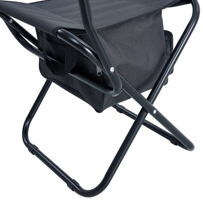  Folding Outdoor Chair With Storage Bag, Portable Chair For Indoor, Outdoor Camping, Picnics And Fishing