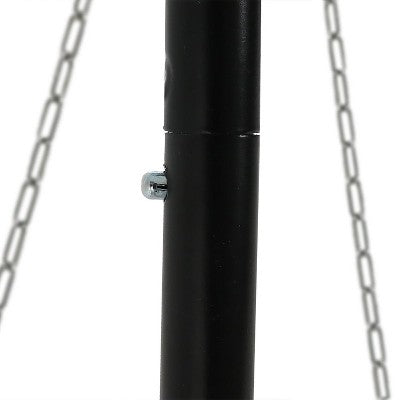 Sunnydaze Decor Sunnydaze Outdoor Camping Or Backyard Steel Tripod Fire Pit Cooking Grilling BBQ Grate - 22" - Black