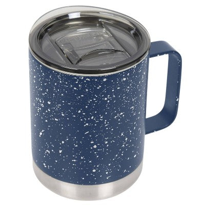  FIFTY/FIFTY 12oz Stainless Steel With PP Lid Speckle Mug Navy/White