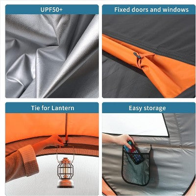  MaseiKar Camping Instant Pop Up Tent, 8 Person, Water Resistant Dome, Easy Setup For Camping Hiking And Outdoor, Portable With Carry Bag, 3 Season