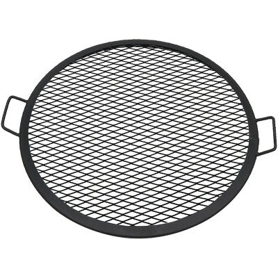 Sunnydaze Decor Sunnydaze Outdoor Camping Or Backyard Heavy-Duty Steel Round X-Marks Fire Pit Cooking Grilling Grate